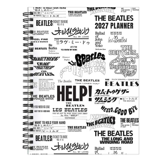 2027 Beatles Medium Weekly Monthly Planner